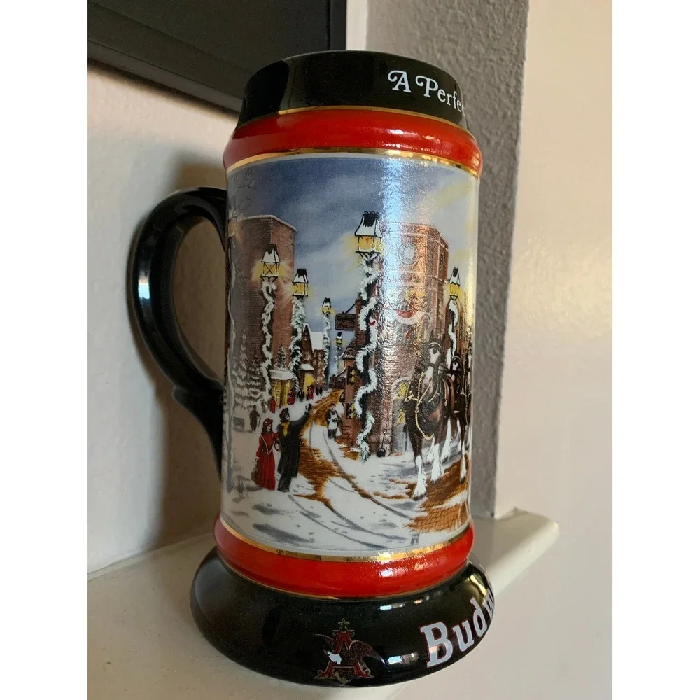Vintage 1992 Budweiser‎ Beer Stein, Anheuser-Busch Collector Series